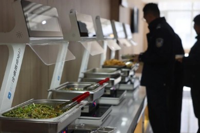 全國首家公安智慧食堂，以先進科技賦能健康節(jié)約